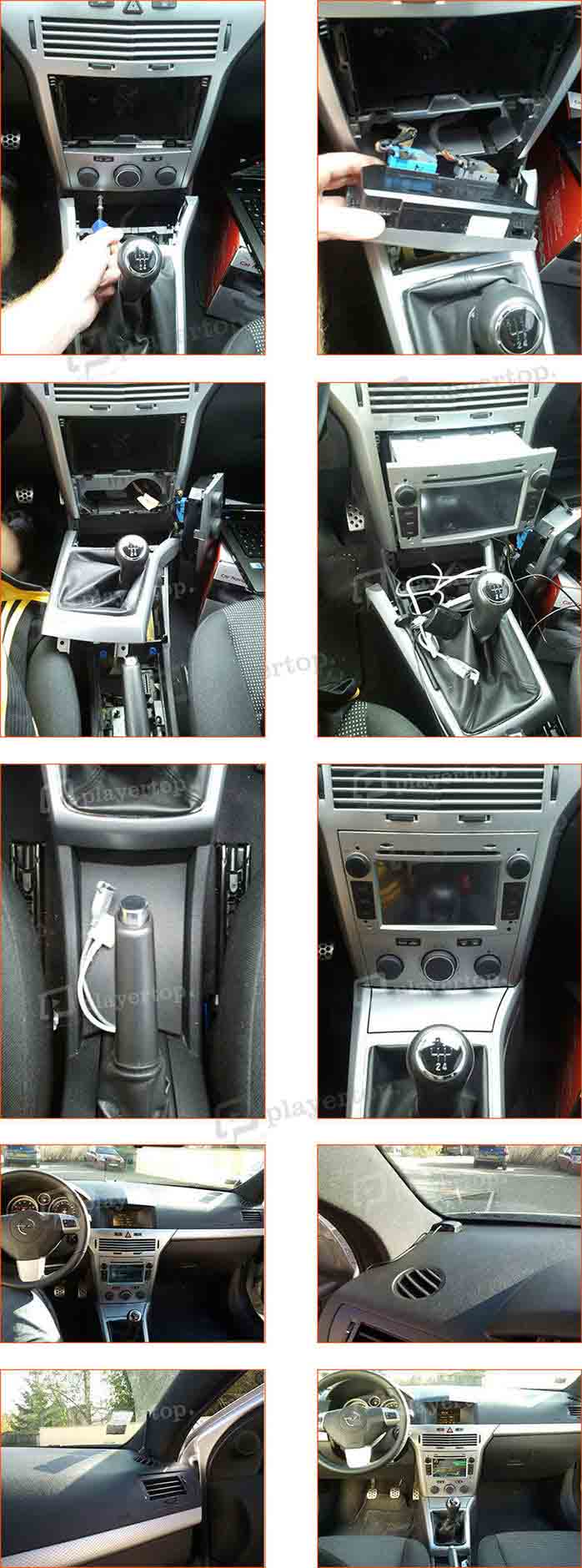 montage autoradio opel astra gtc 2005